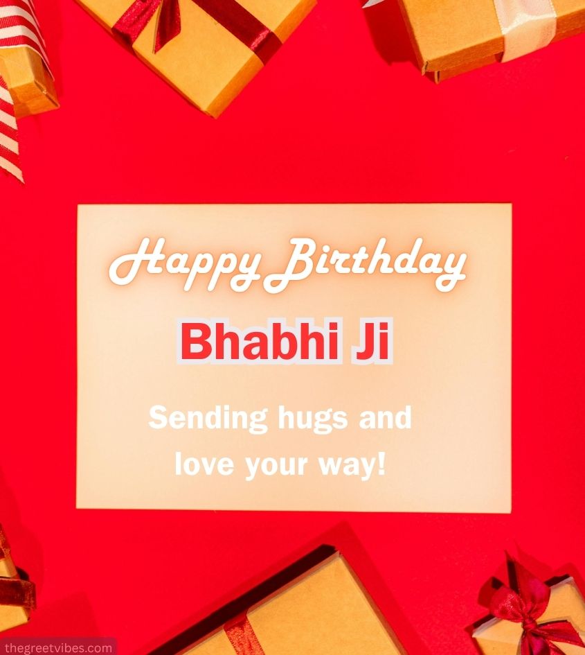 Birthday Greeting Card Images for Bhabhi ji