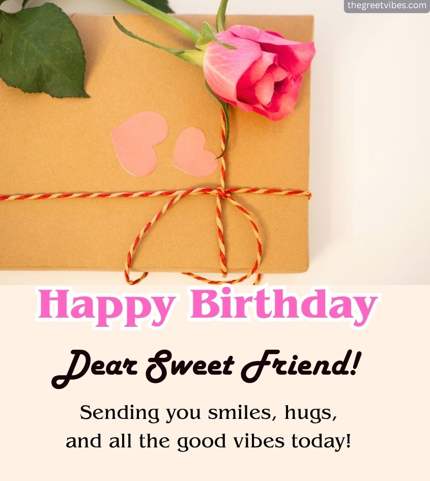 Happy Birthday Wishes Images for Friend Female