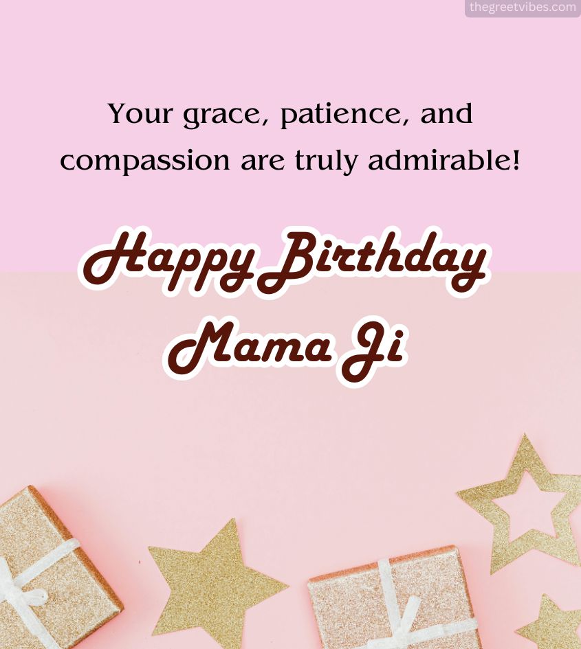Happy Birthday Greetings for Mama ji