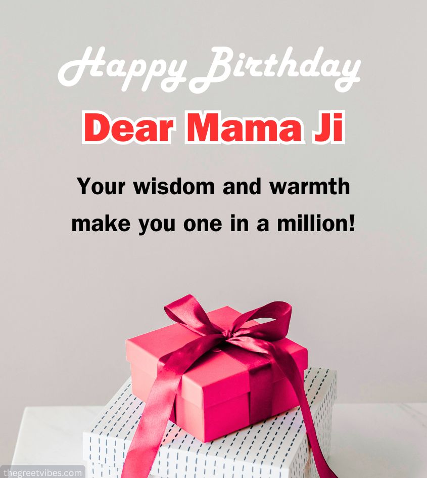 Happy Birthday Mama Ji Greetings Images