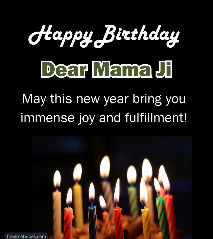 Mama ji Birthday Pics with Cake