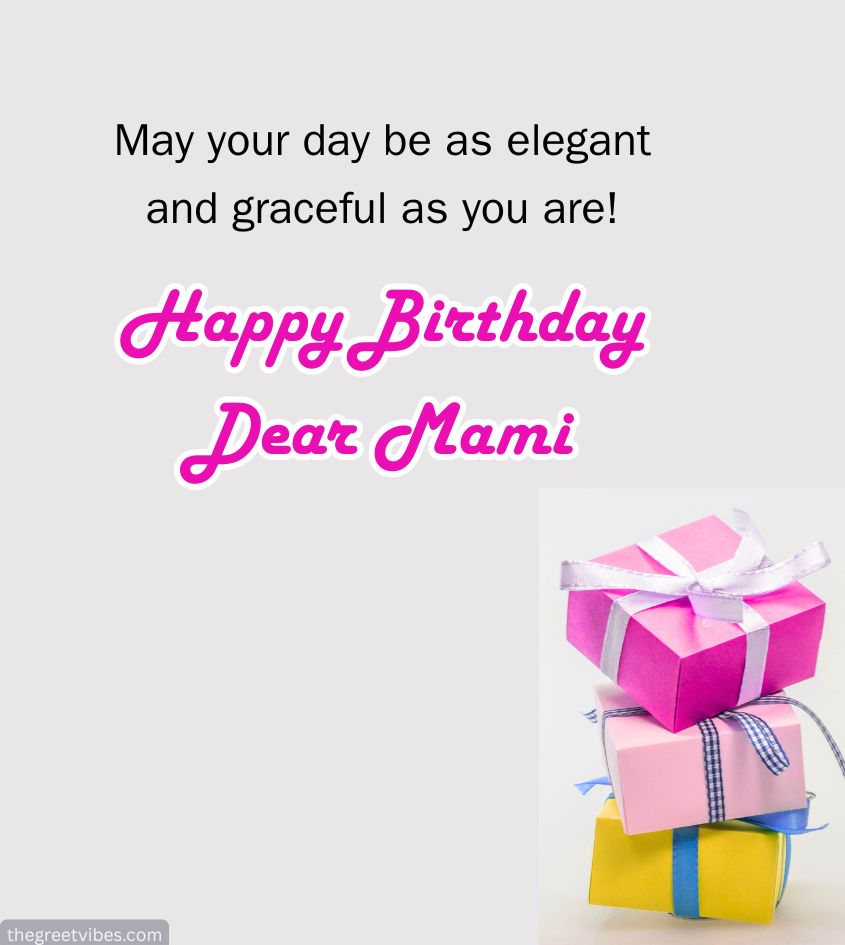 Birthday Wishes for Mami Ji