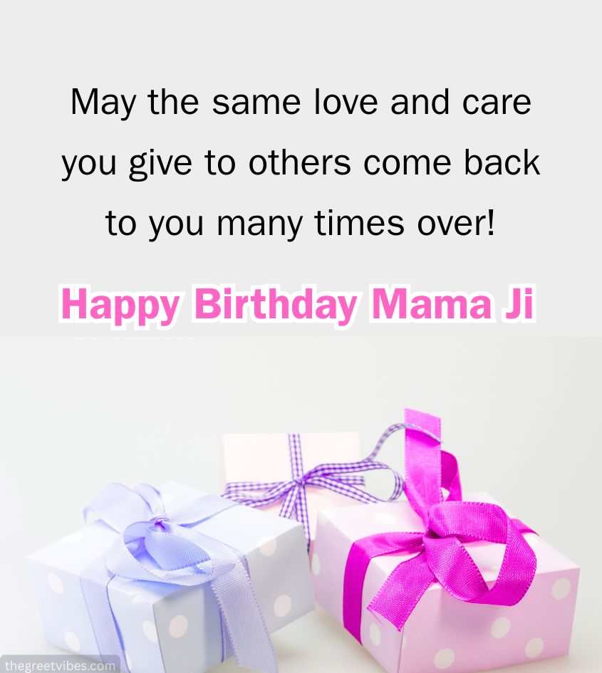 Birthday Quotes for Dear Mama Ji