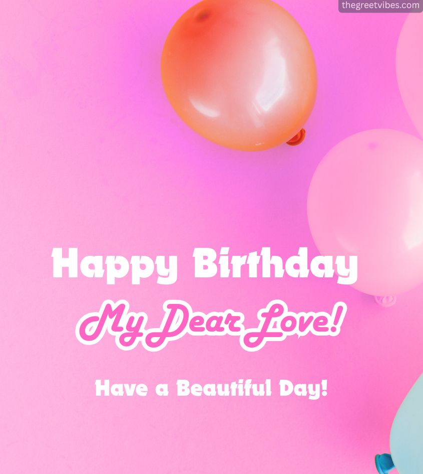 Simple Love Birthday Love Wishes for Him