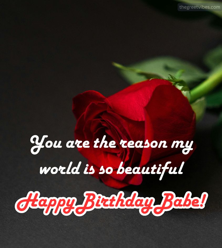 Love Birthday Images with Rose