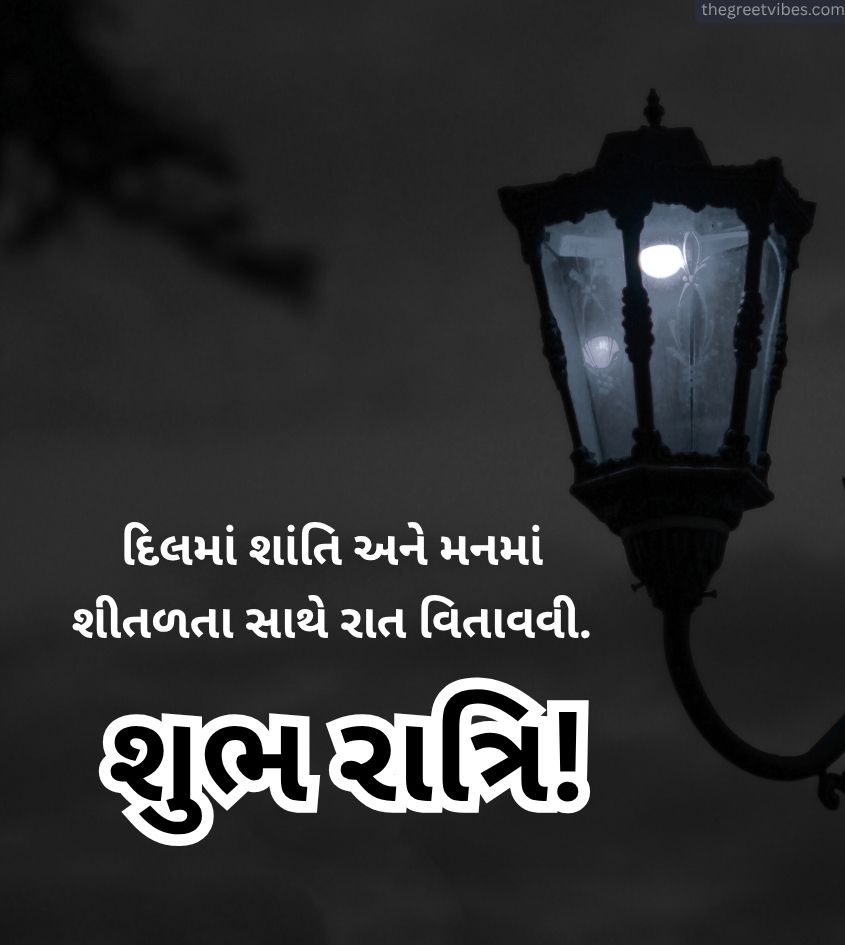 Good Night Quotes in Gujarati for Status
