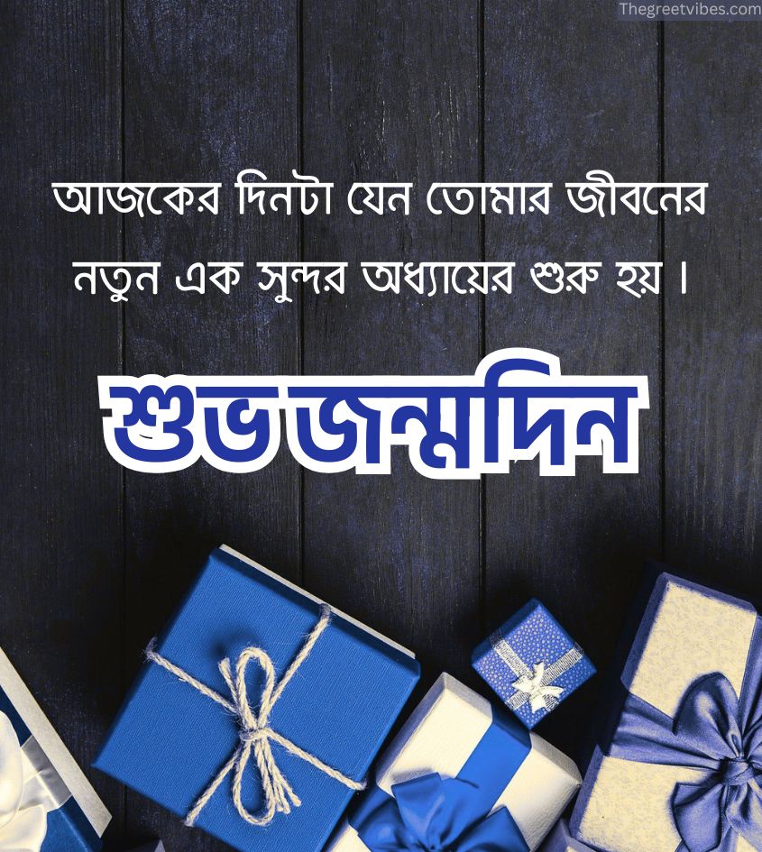 Shuvo Jonmodin Greetings Images in Bengali