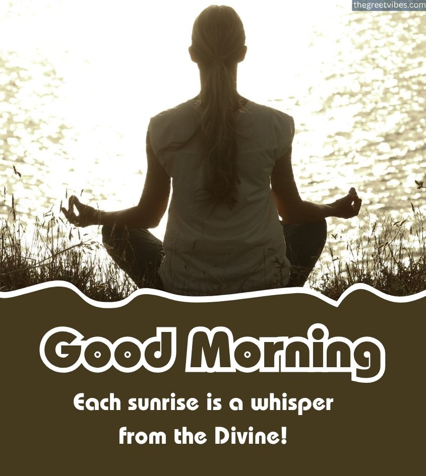 Good Morning Spiritual Meditation Images