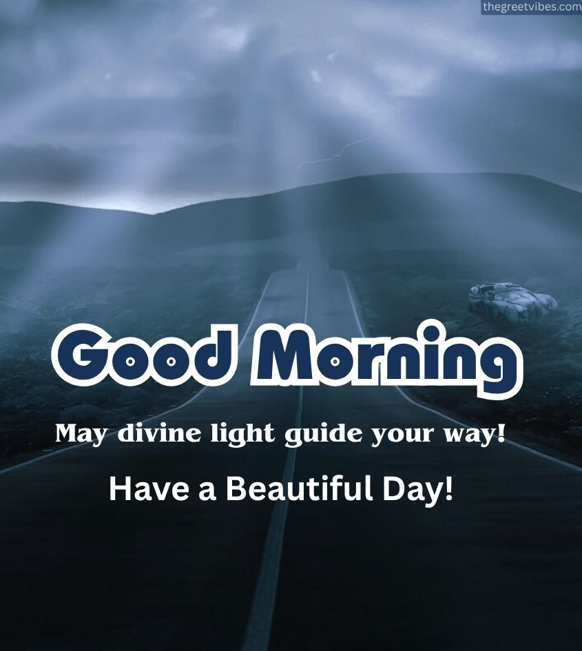 Good Morning Spiritual Quotes with God Light