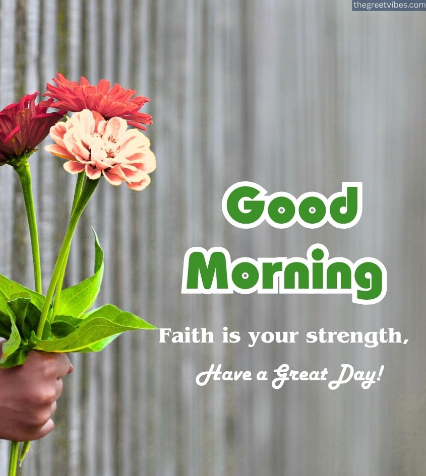 Good Morning Spiritual Images with Flowers