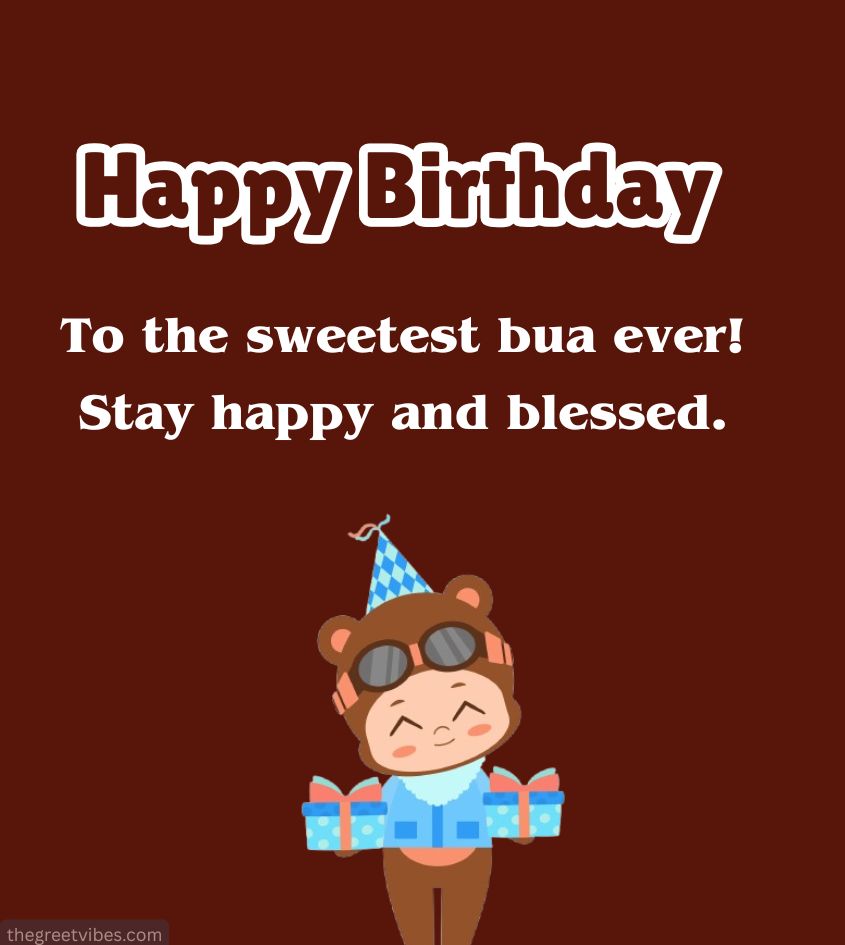 Happy Birthday Sweet Bua Ji Images