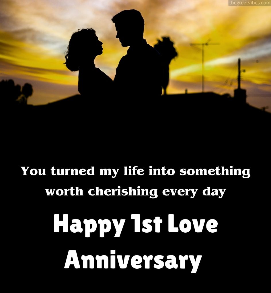 First Love Anniversary Wishes for Sweet couple