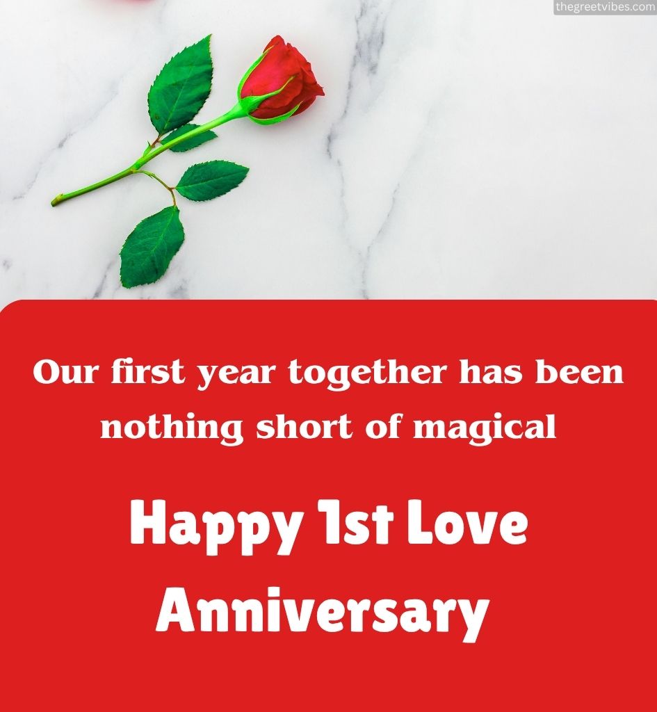 First Love Anniversary Greetings Images for Her