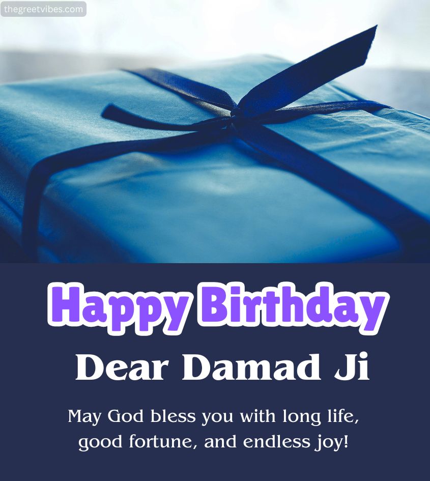 Happy Birthday Greetings for Damad Ji