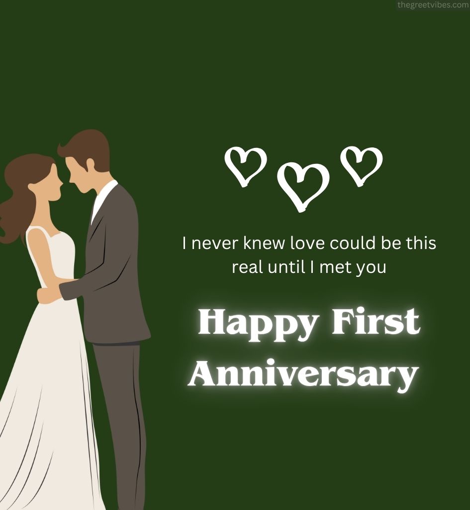 First Love Anniversary Images with Romantic Lines