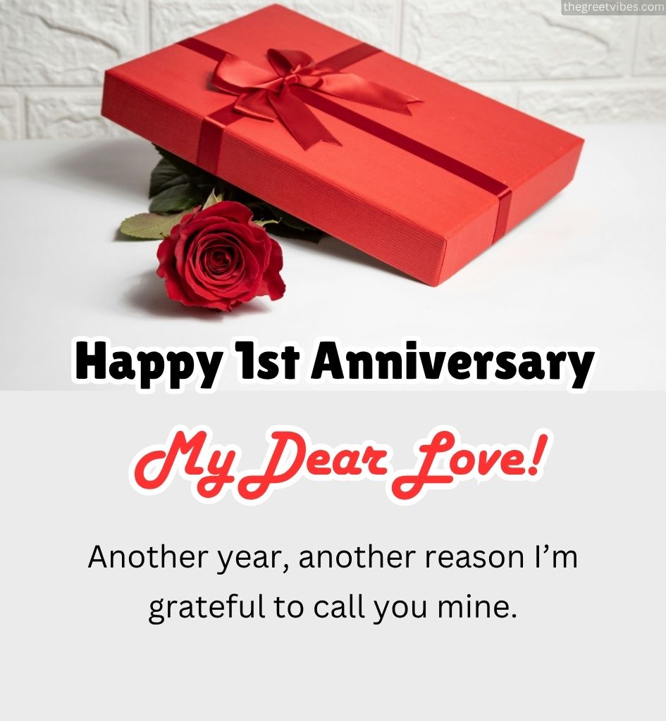 1st Love Anniversary Greet Images for girlfriend